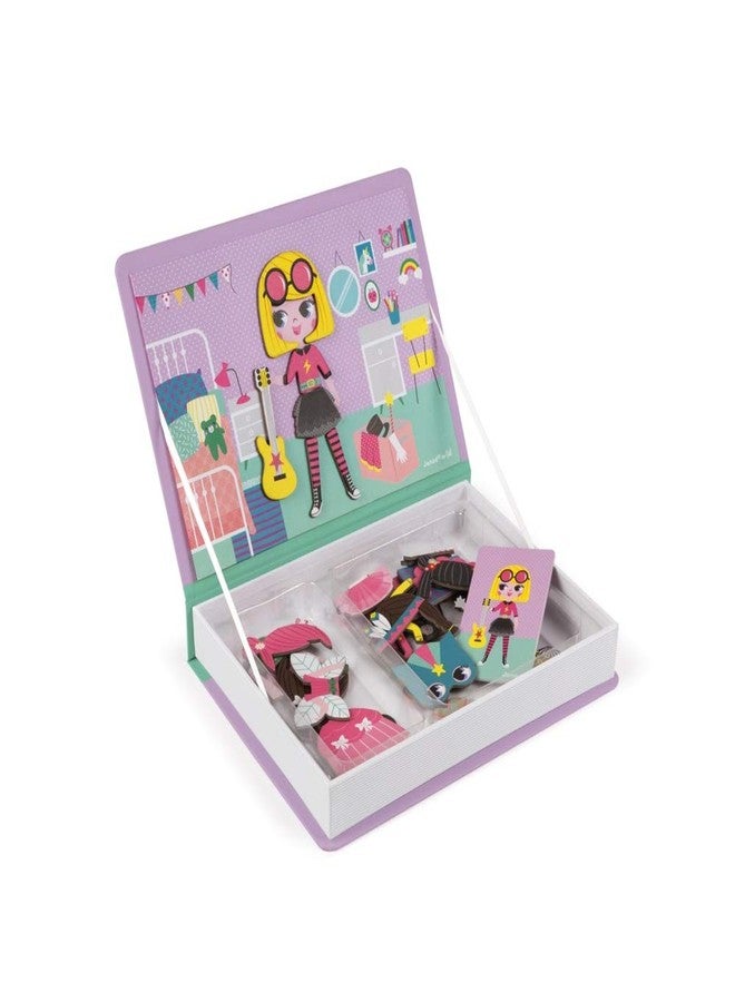 Janod MagnetiBook 55 pc Magnetic Girl's Costumes Game - Ages 3+ - J02718 - Image 3
